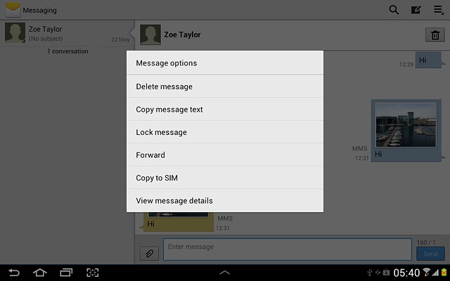 Press Forward.Key in the first letters of the required contact.Matching contacts are displayed.