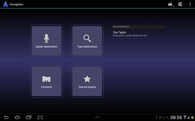 Type destination, go to 2b.