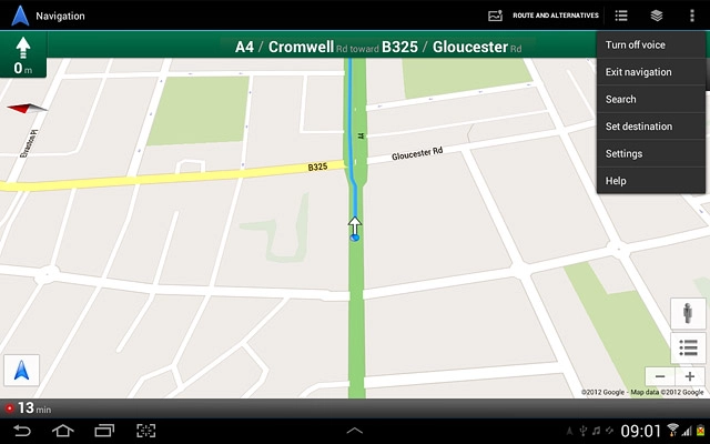 Press Exit navigation.