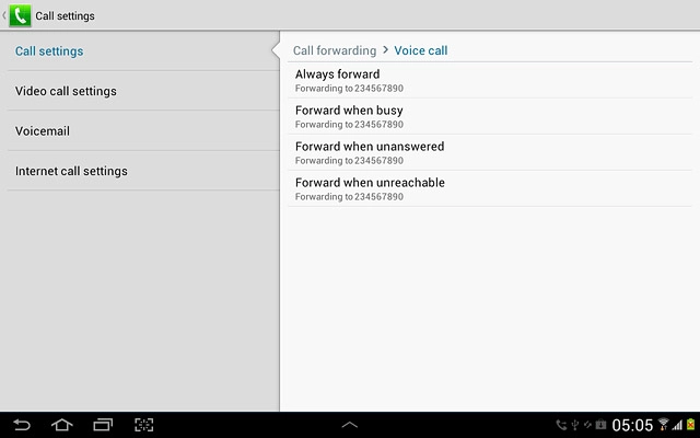 Forward when unanswered
