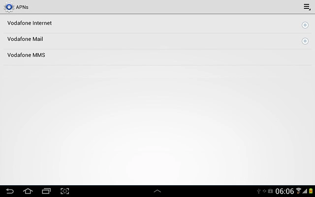 Press the settings icon.