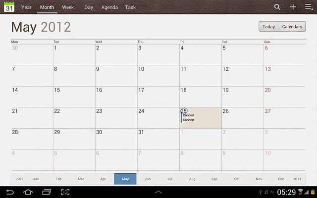 Press the settings icon.