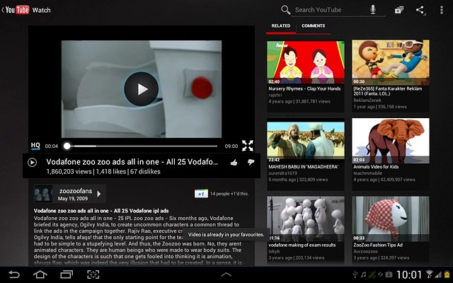 Press the return icon several times to return to the homepage.