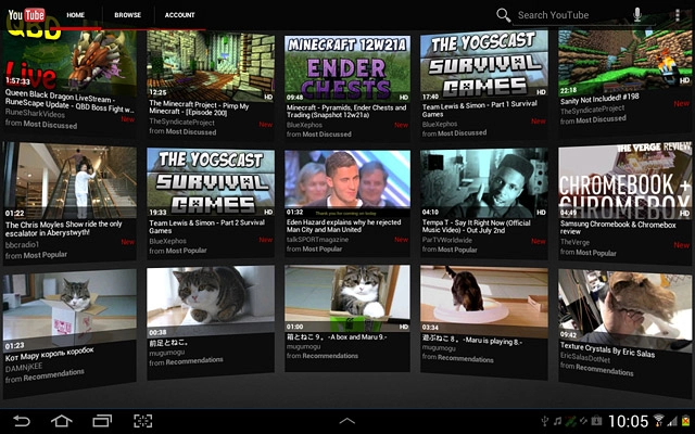 Press the home icon to return to standby mode.