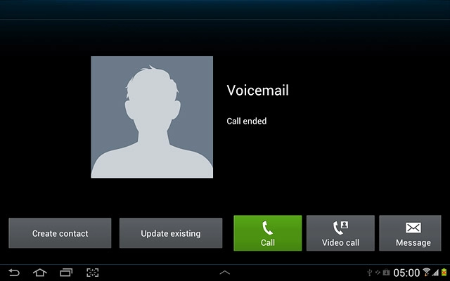 Press the home icon to return to standby mode.