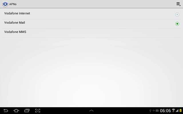 Press the home icon to return to standby mode.