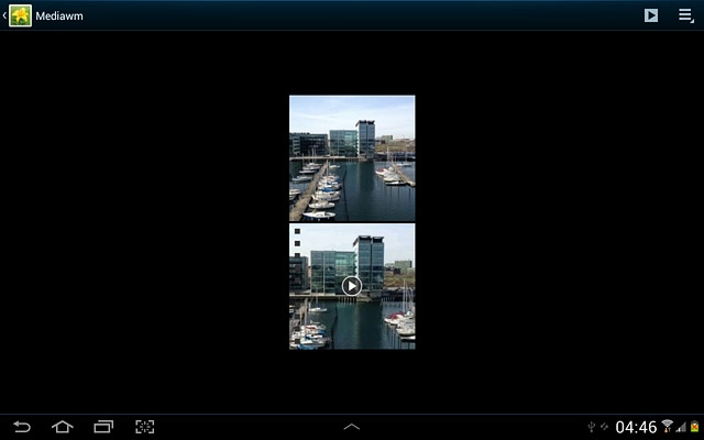 Press the home icon to return to standby mode.