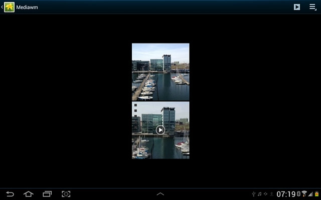 Press the home icon to return to standby mode.