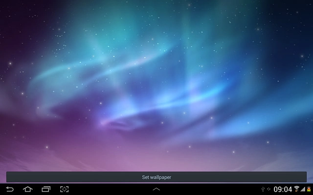 Press Set wallpaper.