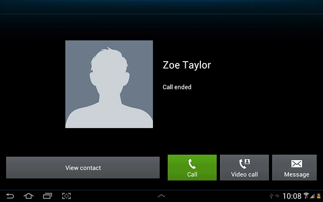 Press the home icon to return to standby mode.