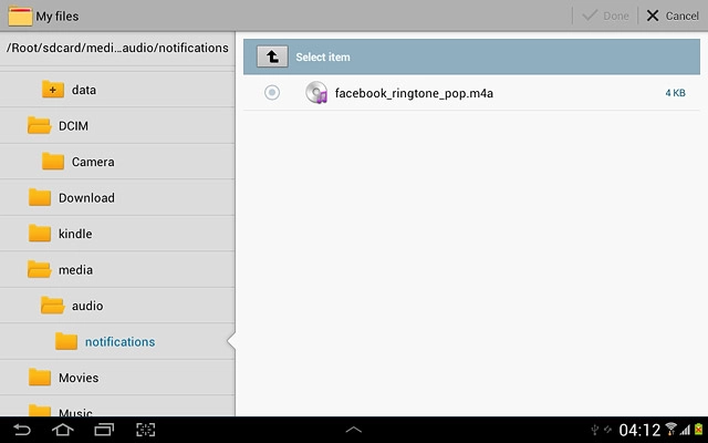 Press the different sounds to listen to them.
