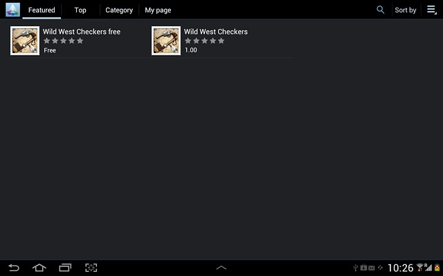Press the required app.