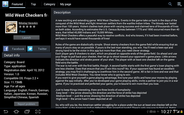 Follow the instructions on the display to download and install the app.Press the home icon to return to standby mode.