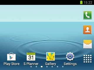 The battery icon shows the remaining battery power. The bigger the coloured section of the icon, the more power.Further information: Charge the battery