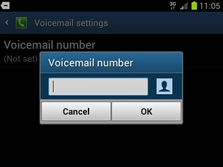 Key in +61414121121 and press OK.