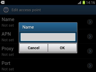Key in Vodafone Mail and press OK.