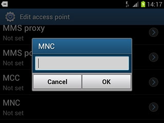 Key in 03 and press OK.