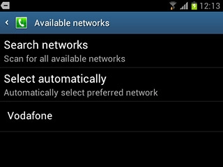 Press Select automatically.