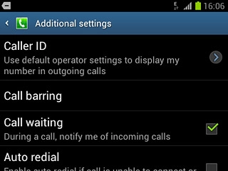 When the box next to the menu item is ticked (V), the function is turned on.