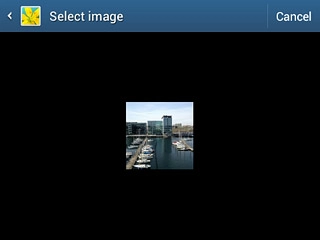 Go to the required folder.Press the required picture.