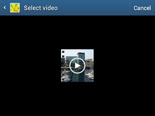 Press the required video clip.