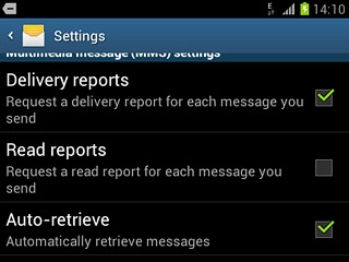 When the box next to the menu item is ticked (V), the function is turned on.