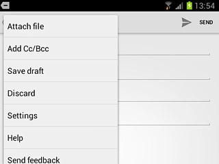 Press Attach file.Go to the required folder.
