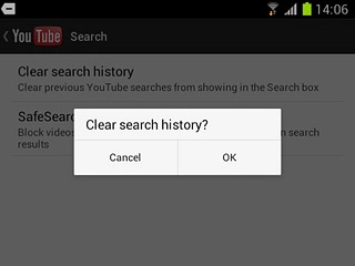 Press OK to confirm.