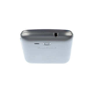 Turn the back of your phone towards you.Take hold of the top of the back cover and remove it.