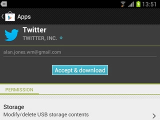 Press Accept & download.Wait while the application is downloaded and installed.