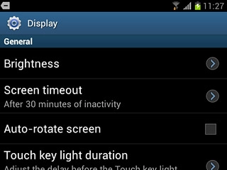 Press Screen timeout.