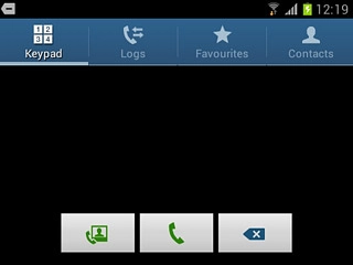 Press the Keypad tab.Key in #31# followed by the number you want to call.