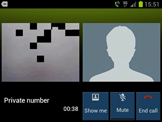 To turn on the camera:Press Show me.