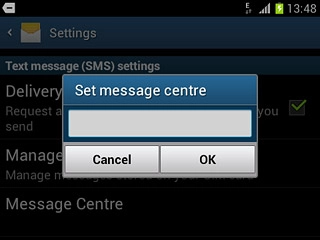 Key in +61415011501 and press OK.