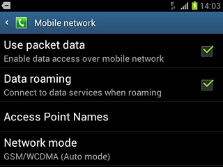 Press Access Point Names.
