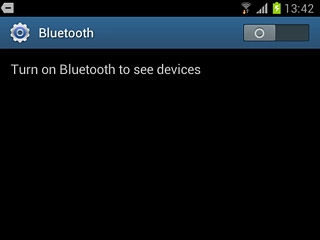 Press the indicator to turn on Bluetooth.