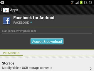Press Accept & download.Wait while the application is downloaded and installed.