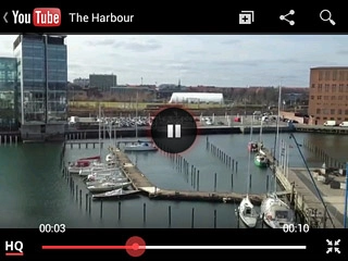 Start playing the required video clip.Press the add to icon.