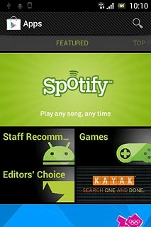 To search by name:Press the search icon.