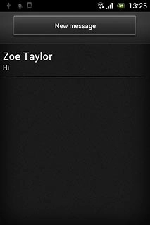 Press the required sender.