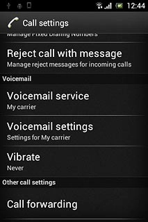 Press Call forwarding.