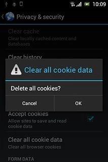 Press OK to confirm.
