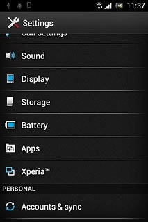 Press Accounts & sync.