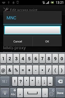 Key in 03 and press OK.
