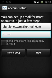Press Next.The email account is created.