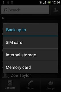 Press SIM card.