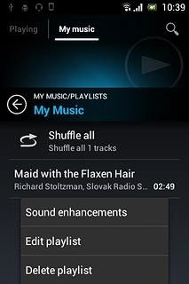 Press Edit playlist.