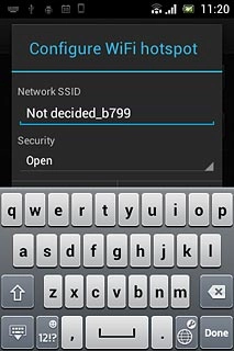 Press the drop down list below Security.