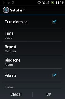 When the menu item is ticked (V), the function is turned on.