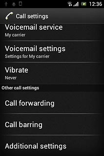 Press Additional settings.